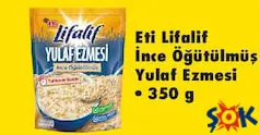 ETİ LİFALİF İNCE ÖGÜTÜLMÜŞ YULAF EZMESİ 350 G fiyat ve kampanya bilgisi